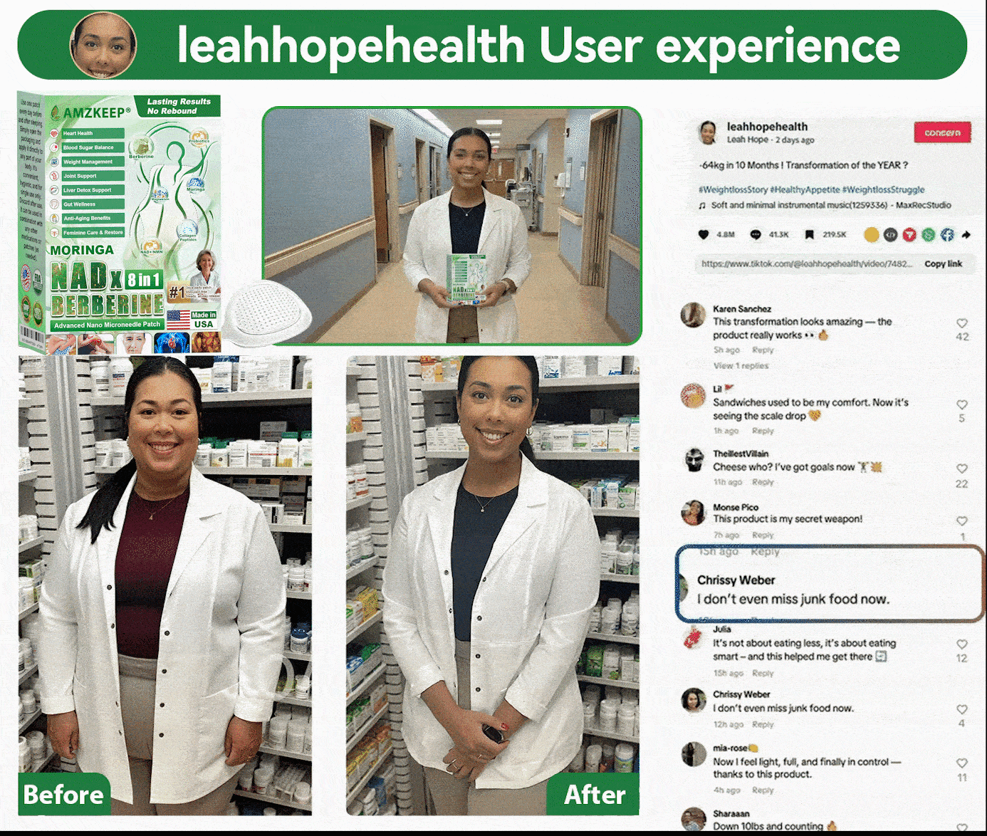 𝖮𝖿𝖿𝗂𝖼𝗂𝖺𝗅 𝖲𝗍𝗈𝗋𝖾｜👨‍⚕️𝔸𝕄ℤ𝕂𝔼𝔼ℙ® 𝖬𝗈𝗋𝗂𝗇𝗀𝖺 & 𝖡𝖾𝗋𝖻𝖾𝗋𝗂𝗇𝖾 𝟪-𝖨𝖭-𝟣 𝖠𝖽𝗏𝖺𝗇𝖼𝖾𝖽 𝖭𝖺𝗇𝗈 𝖬𝗂𝖼𝗋𝗈𝗇𝖾𝖾𝖽𝗅𝖾 𝖯𝖺𝗍𝖼𝗁 (𝖮𝗇𝖼𝖾 𝖣𝖺𝗂𝗅𝗒, 𝗏𝗂𝗌𝗂𝖻𝗅𝖾 𝖼𝗁𝖺𝗇𝗀𝖾𝗌 𝗂𝗇 𝟩 𝖽𝖺𝗒𝗌) 𝖮𝖻𝖾𝗌𝗂𝗍𝗒, 𝖣𝗂𝖺𝖻𝖾𝗍𝖾𝗌, 𝖲𝗅𝖾𝖾𝗉 𝖠𝗉𝗇𝖾𝖺, 𝖠𝗇𝖽 𝗃𝗈𝗂𝗇𝗍 𝖨𝗌𝗌𝗎𝖾𝗌