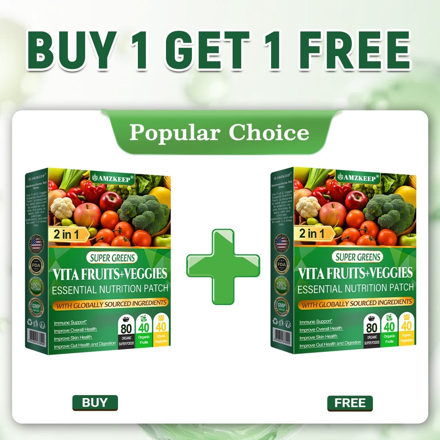 Vita Fruit & Veggie Essential Patch